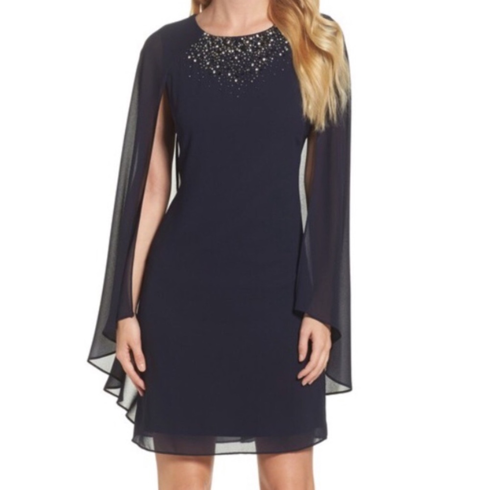 Vince Camuto Cape Dress